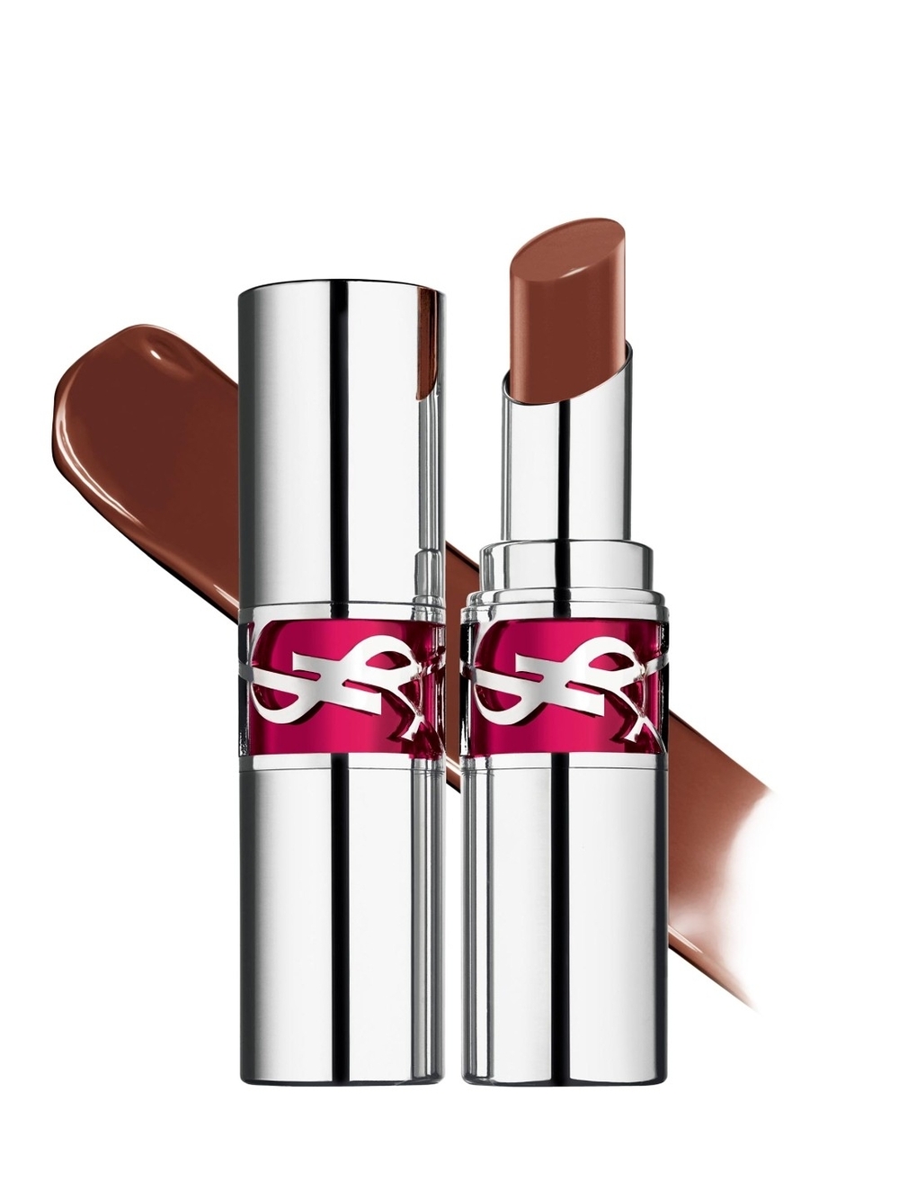 YSL Loveshine Candy Glaze Lip Gloss Stick In Scenic Brown